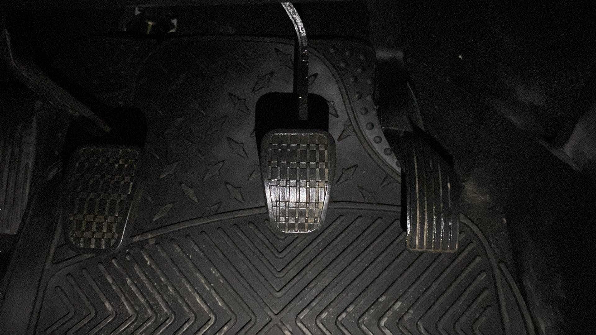 Foot pedals area of a Tata Nexon 2017-2023