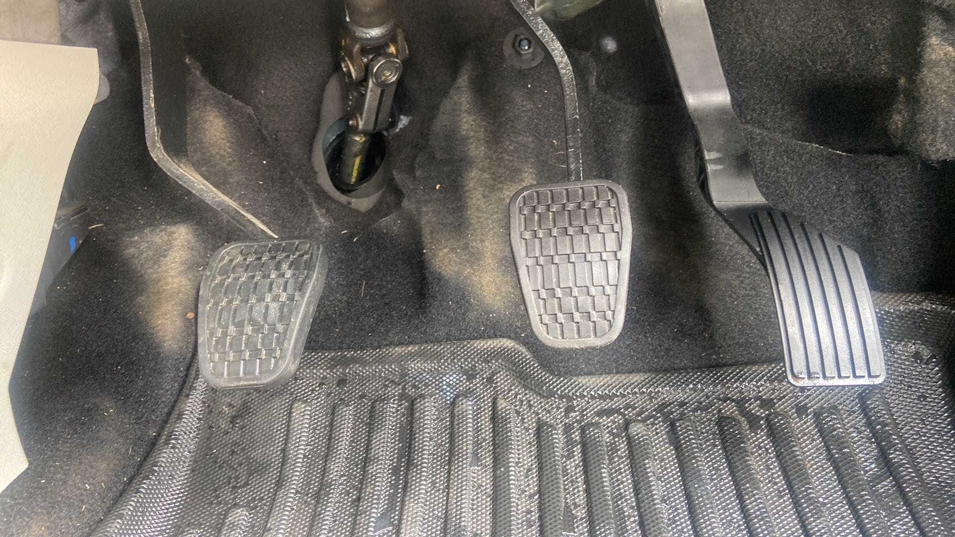 Footwell pedals view of a Tata Nexon 2017-2023