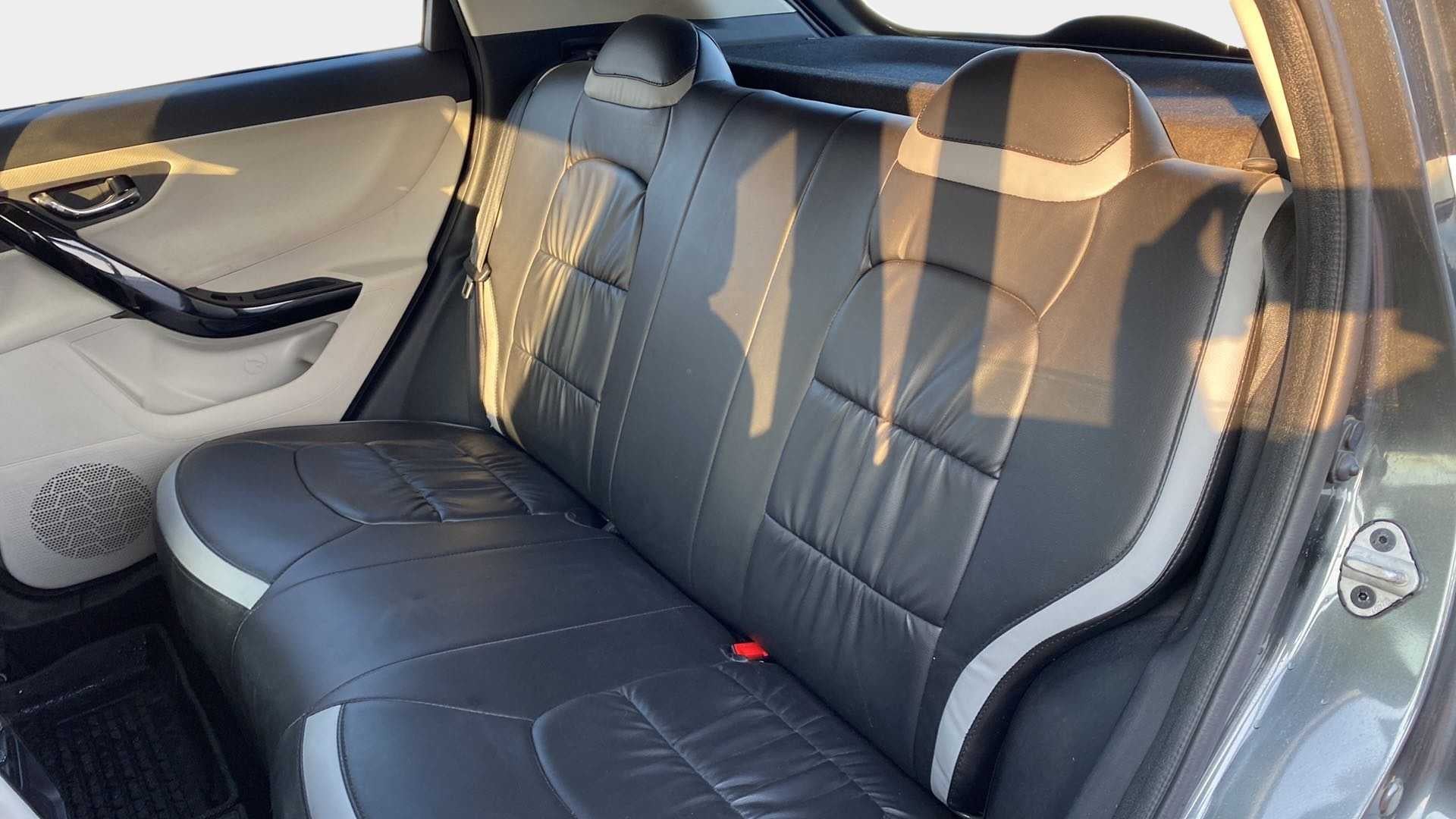 Rear seat view of a Tata Nexon 2017-2023