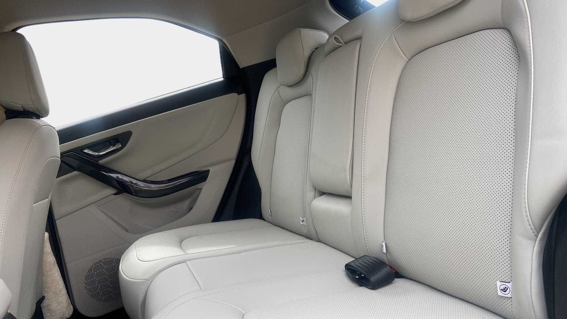Rear seat interior of a Tata Nexon 2017-2023