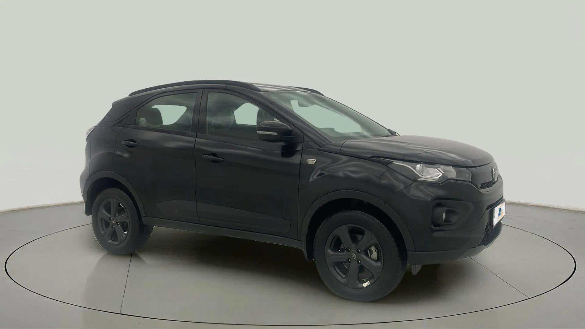 Front-side view of a Tata Nexon 2017-2023