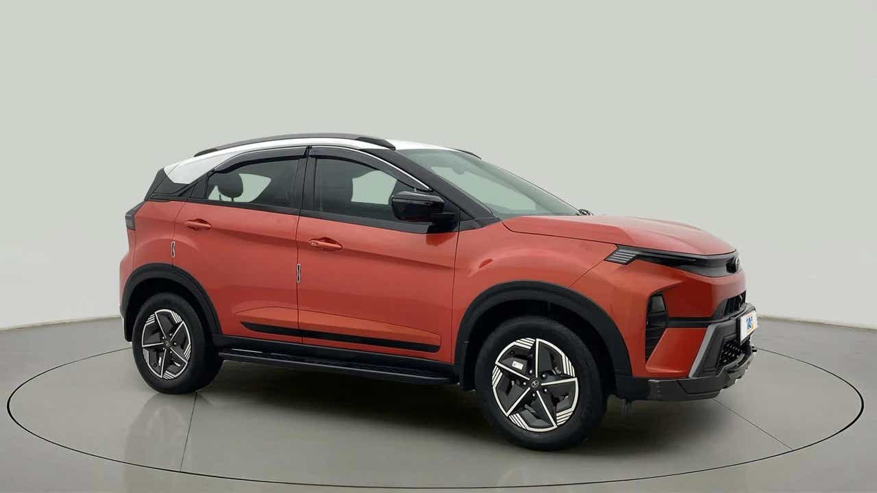 Side profile of a Tata Nexon