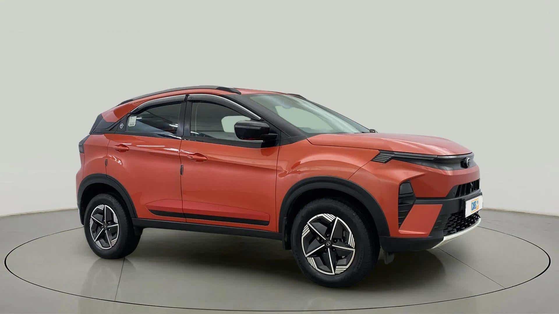 Side view of a Tata Nexon