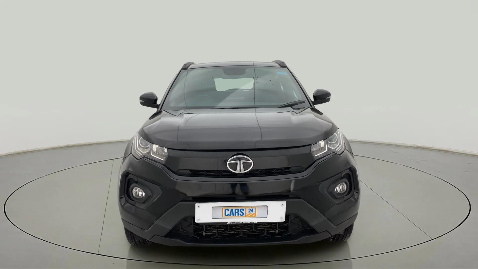 Front view of a Tata Nexon 2017-2023