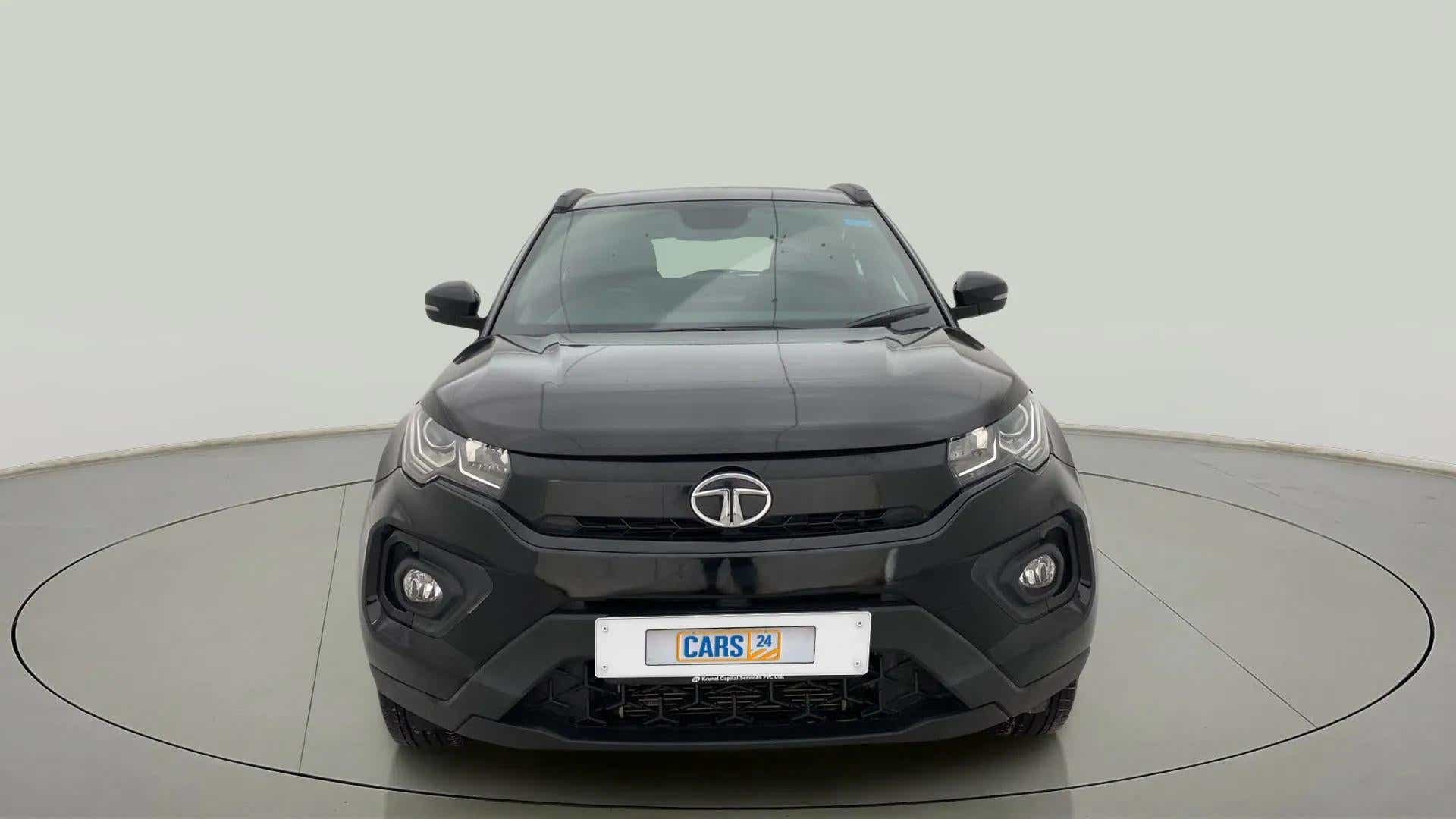 Front view of a Tata Nexon 2017-2023