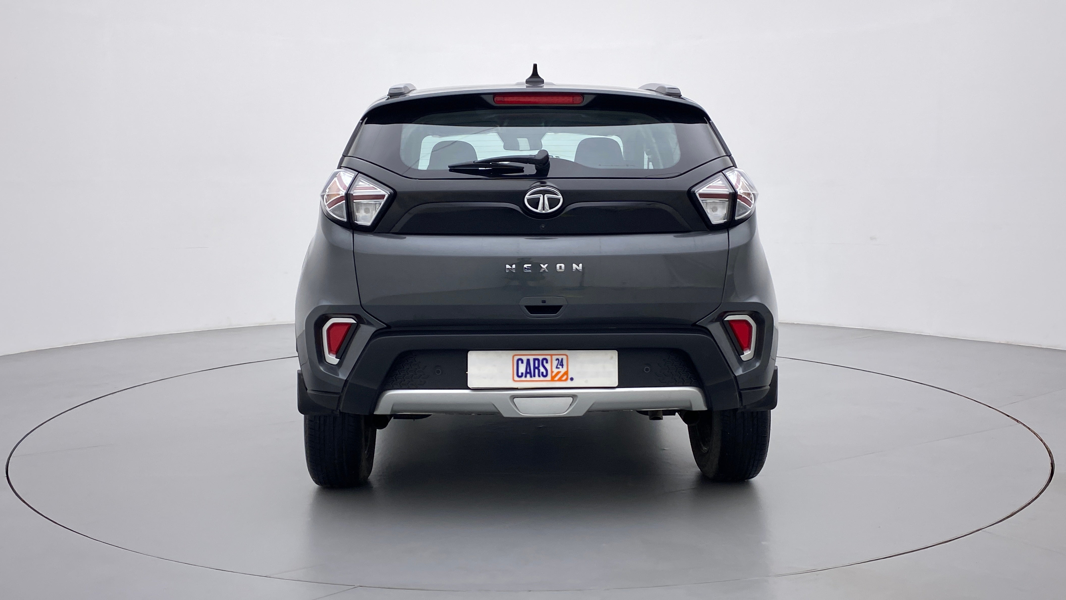 Rear view of a tata nexon 2017-2023