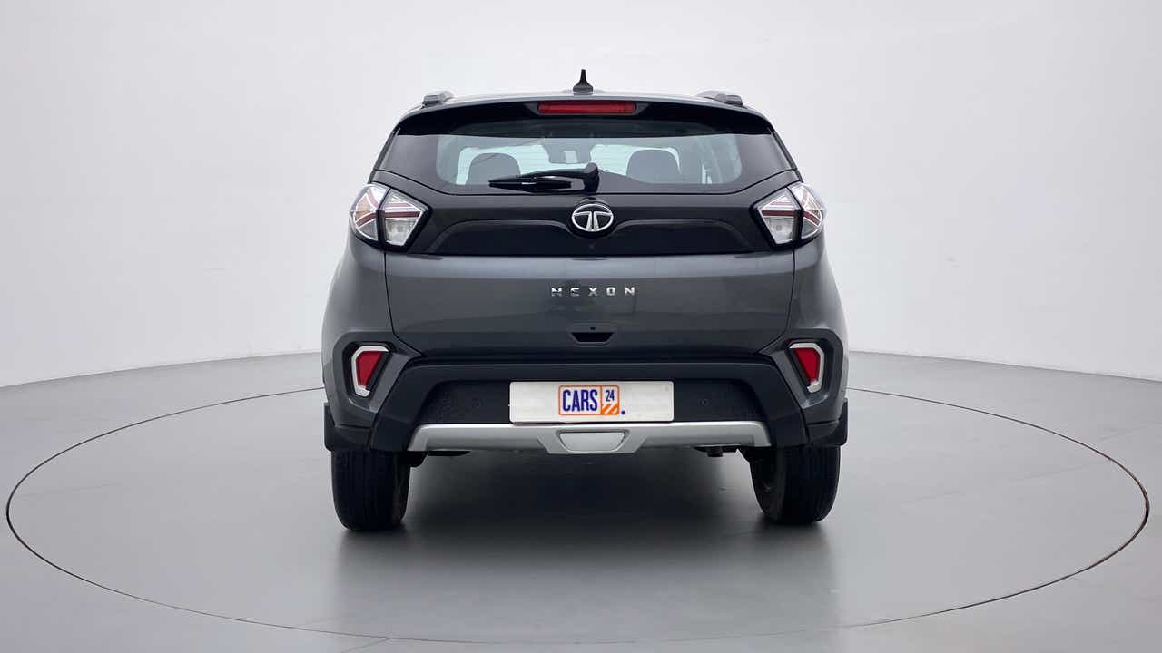Rear view of a tata nexon 2017-2023