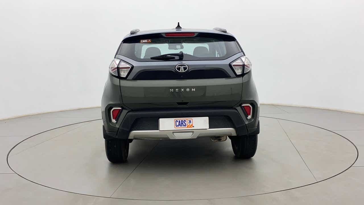 Rear view of a Tata Nexon 2017-2023