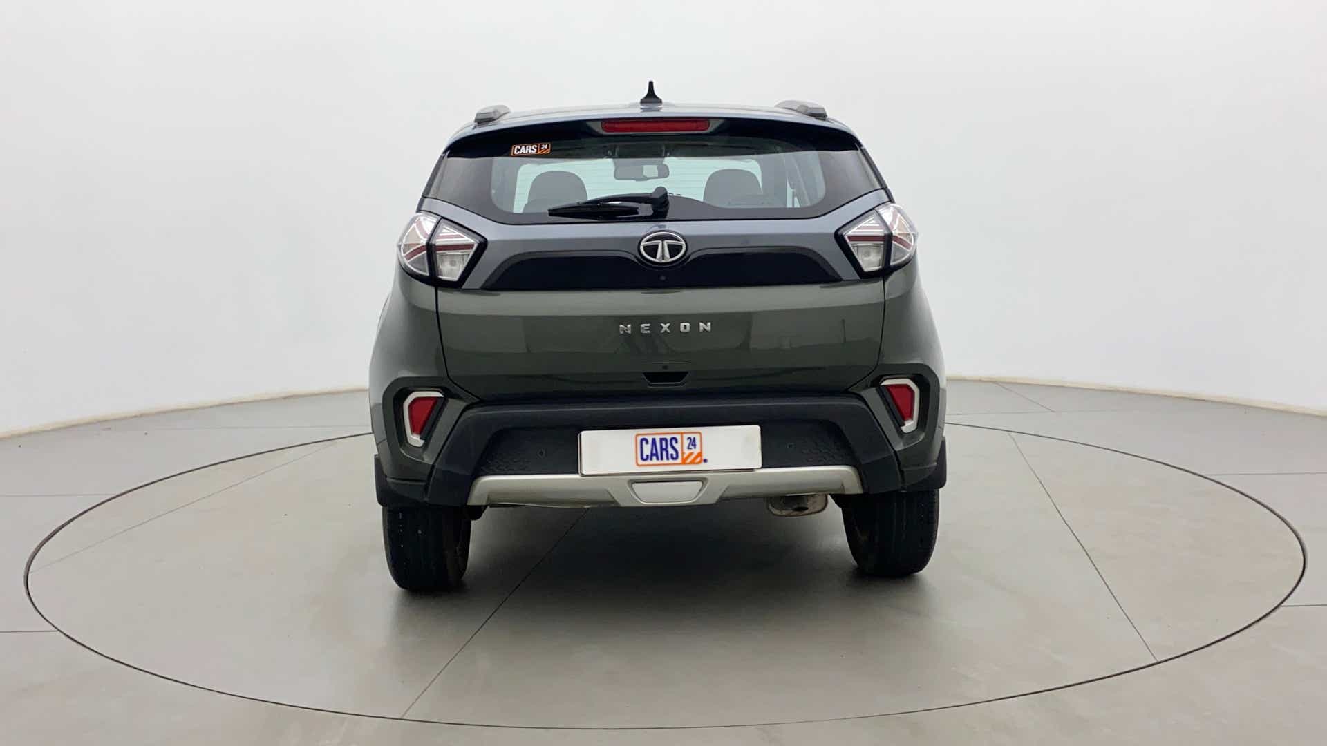 Rear view of a Tata Nexon 2017-2023