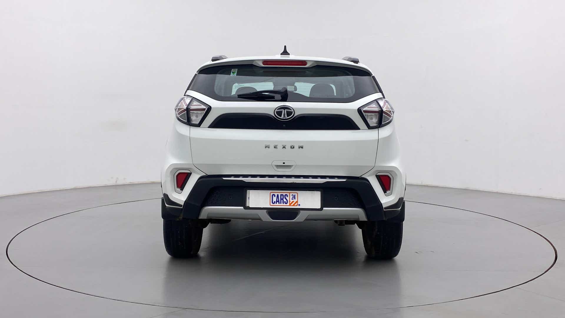 Rear view of a Tata Nexon 2017-2023