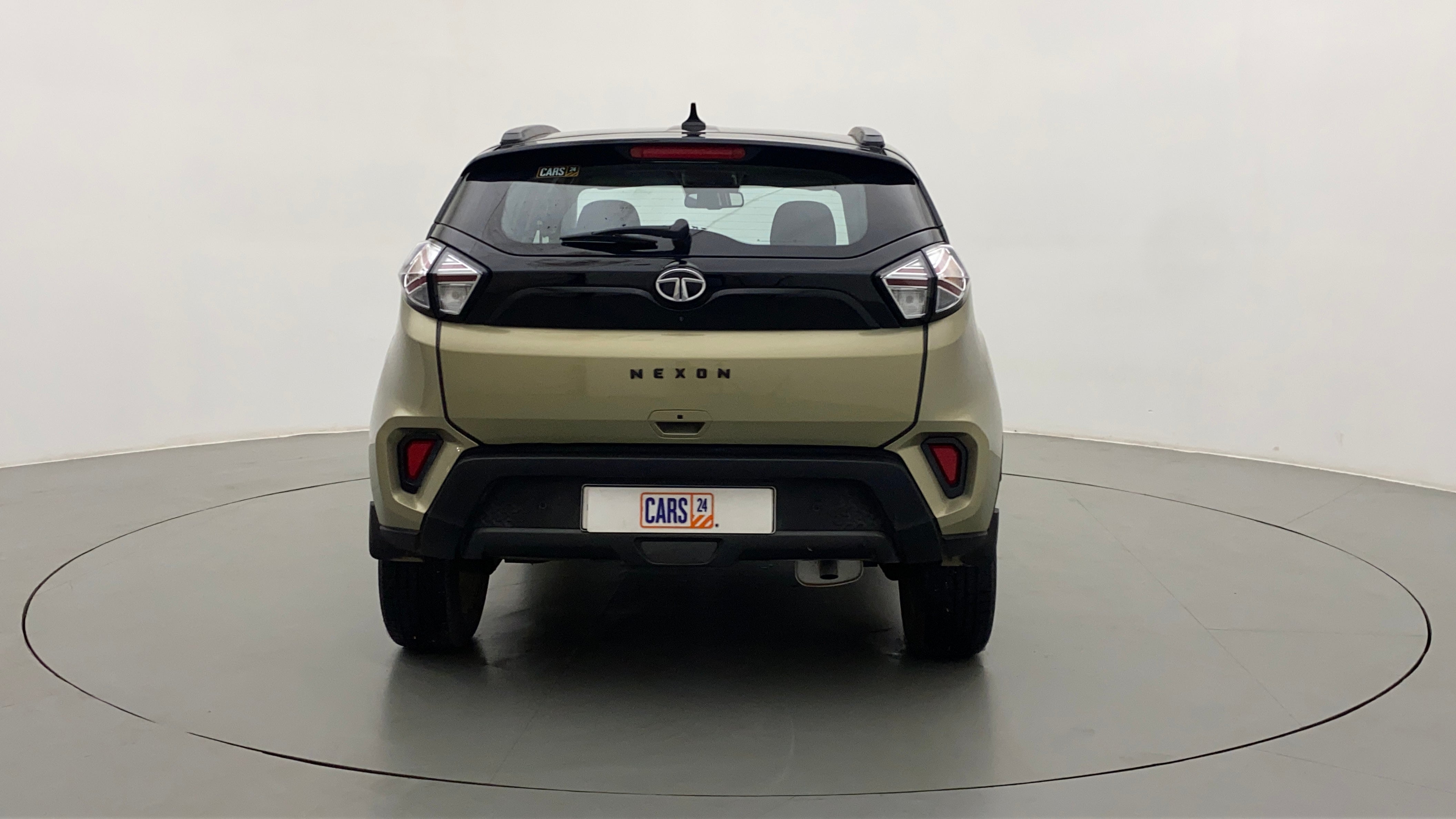 Rear view of a Tata Nexon 2017-2023