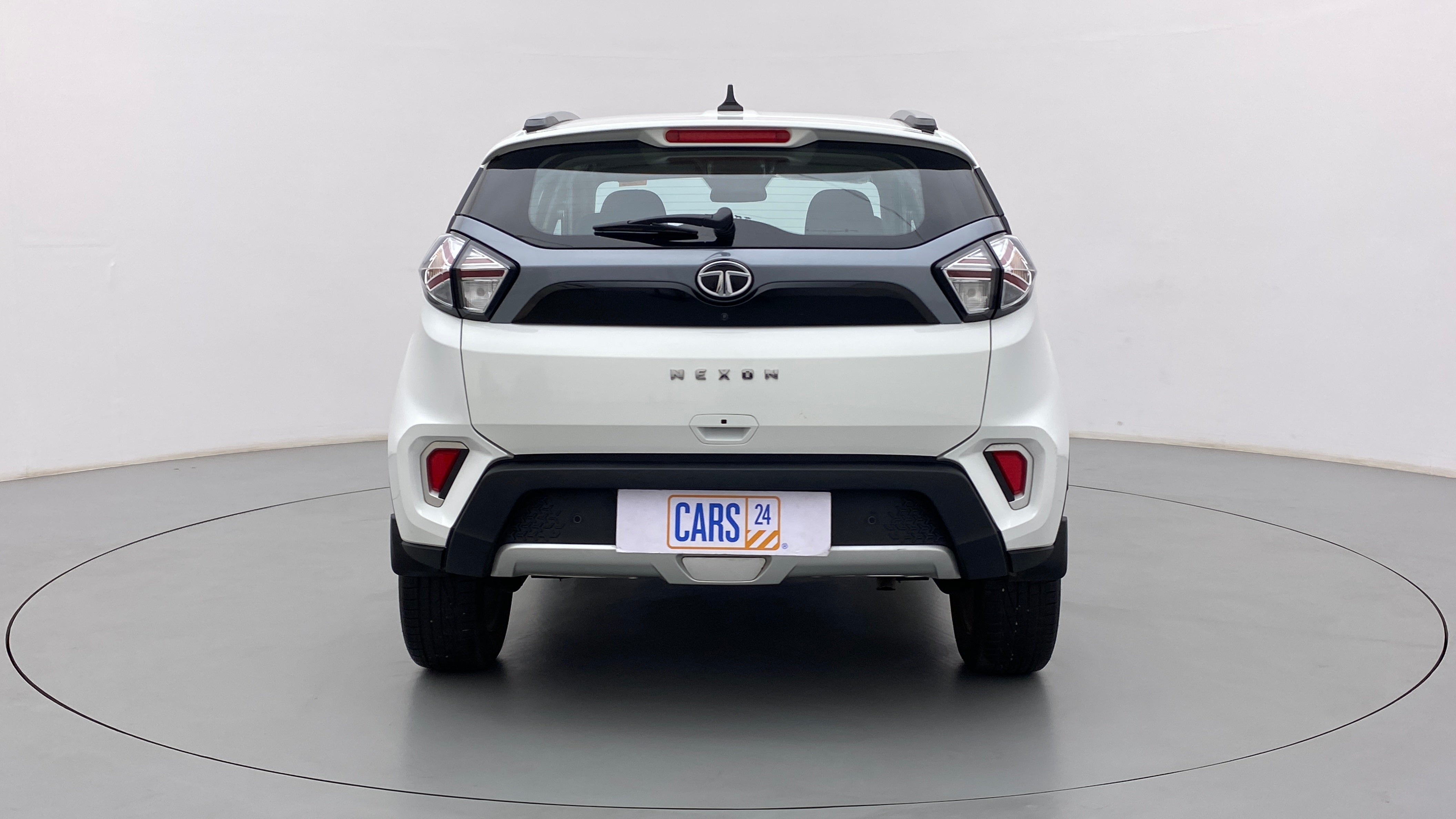 Rear view of a Tata Nexon 2017-2023