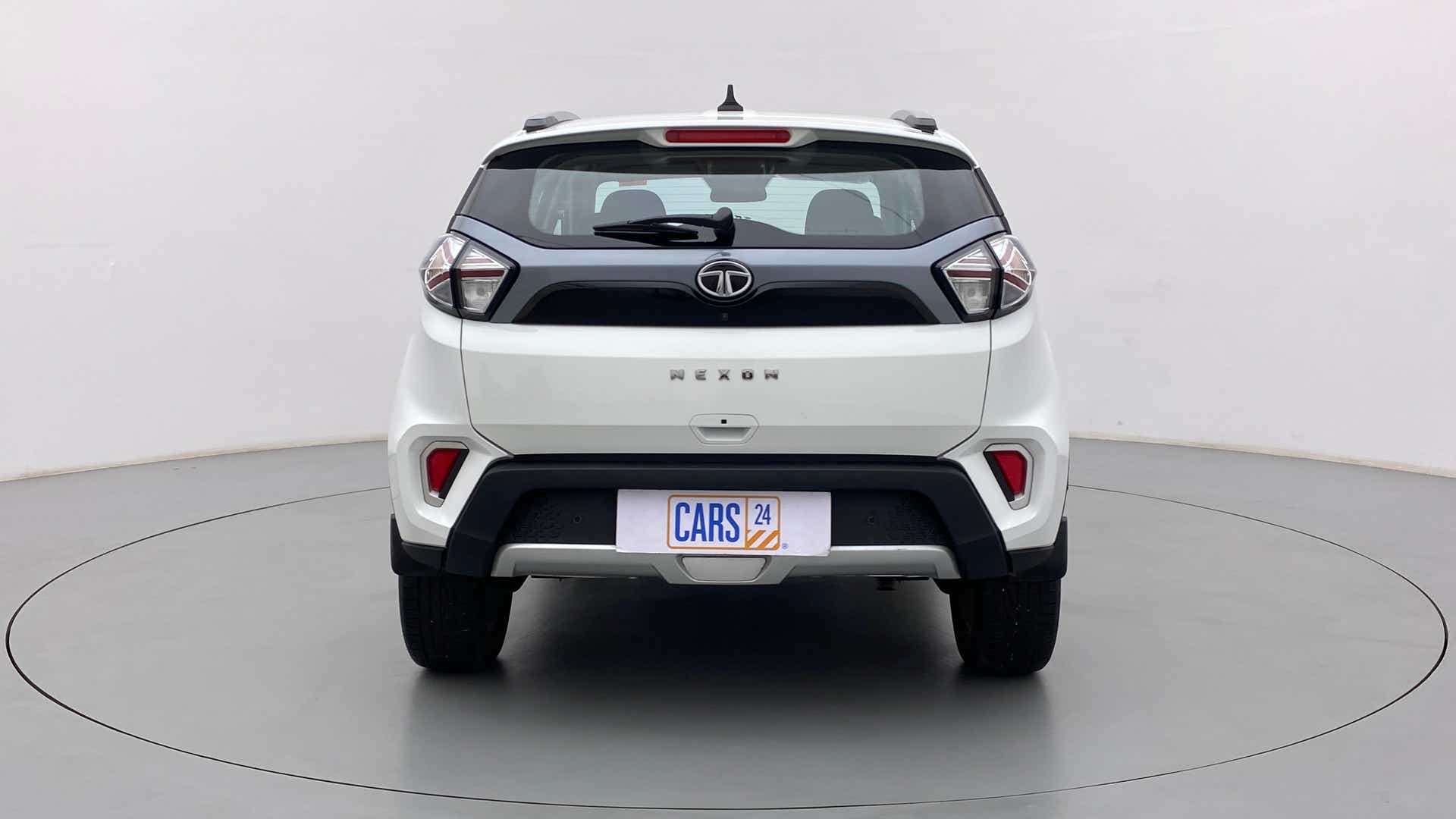 Rear view of a Tata Nexon 2017-2023