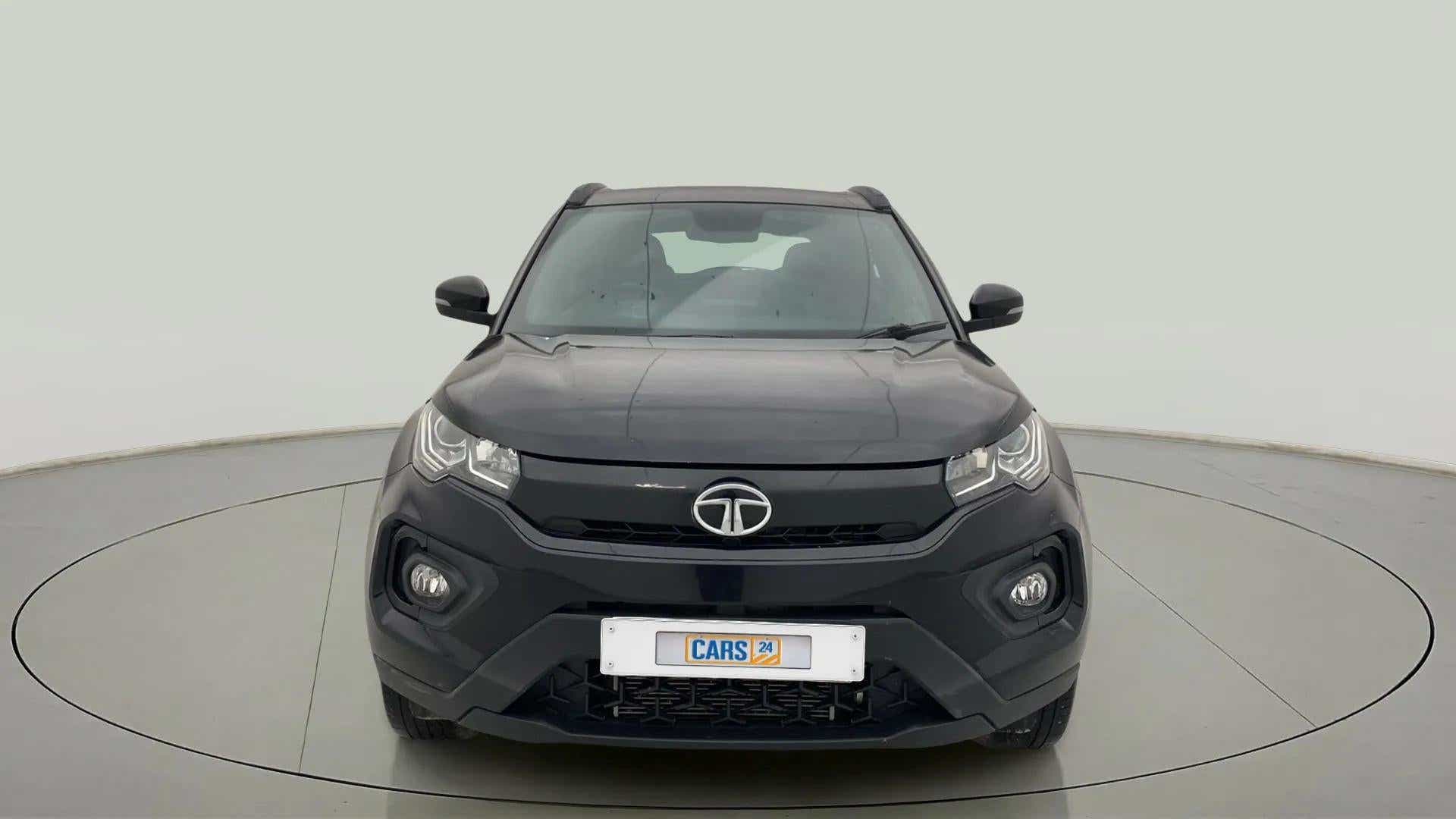 Front view of a Tata Nexon 2017-2023