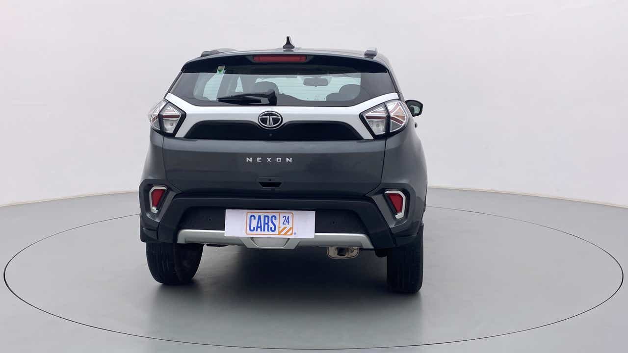 Rear view of a Tata Nexon 2017-2023