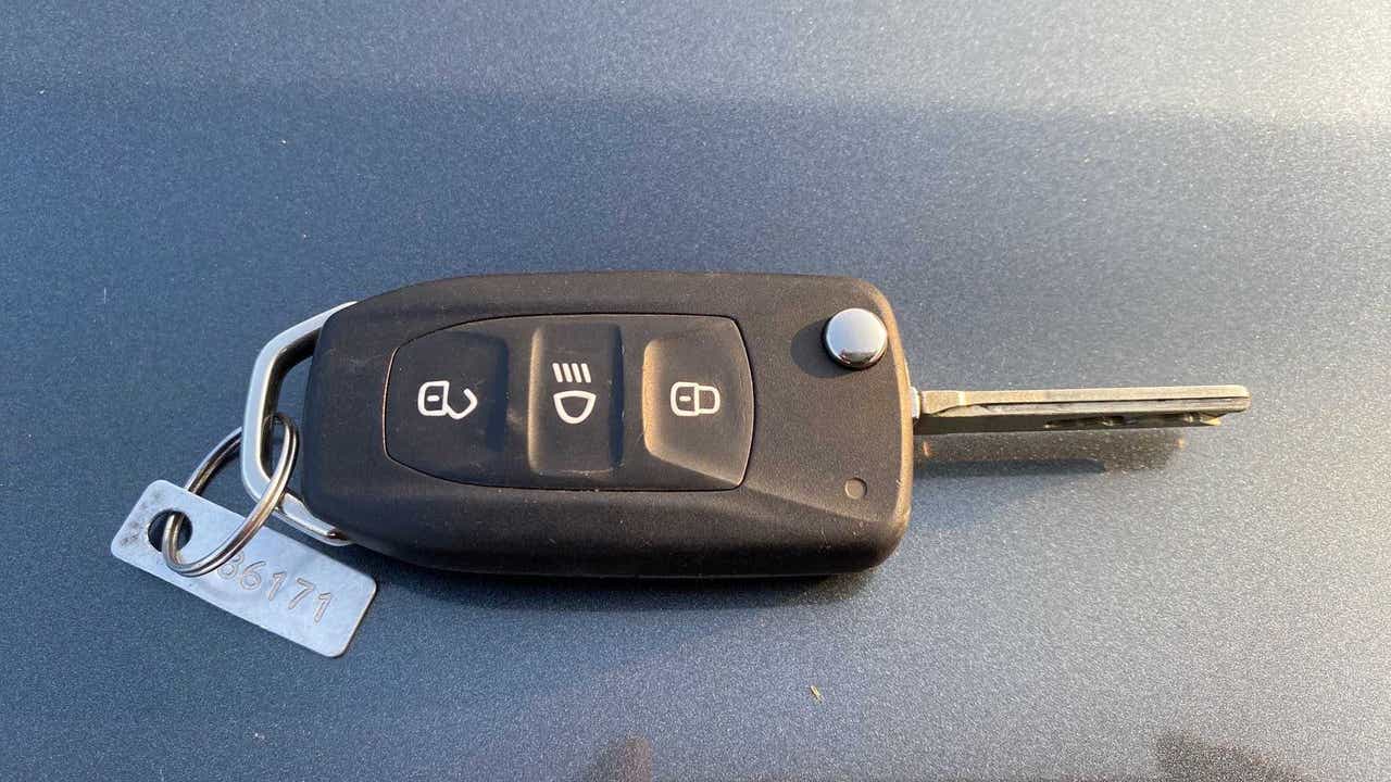 Car key fob of a Tata Nexon 2017-2023
