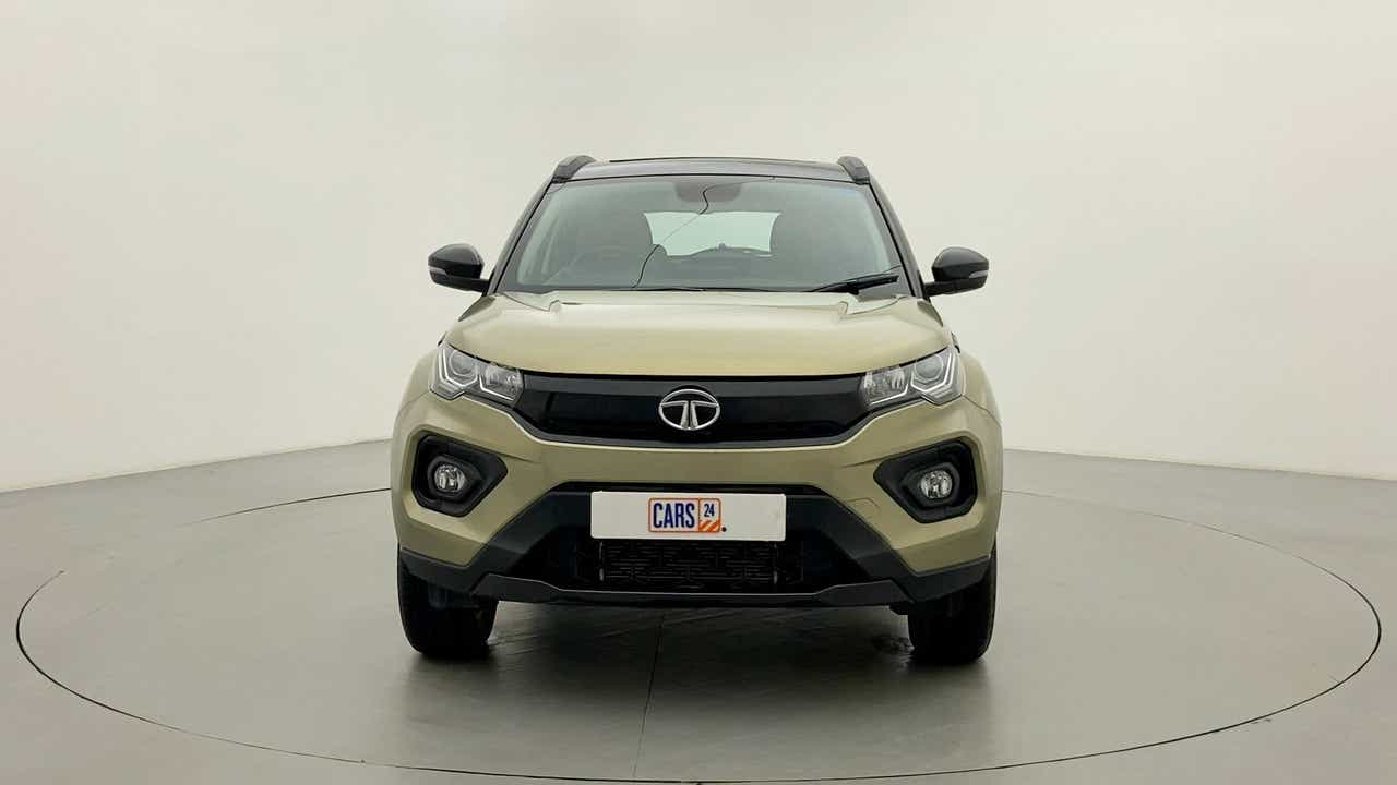 Front view of a Tata Nexon 2017-2023