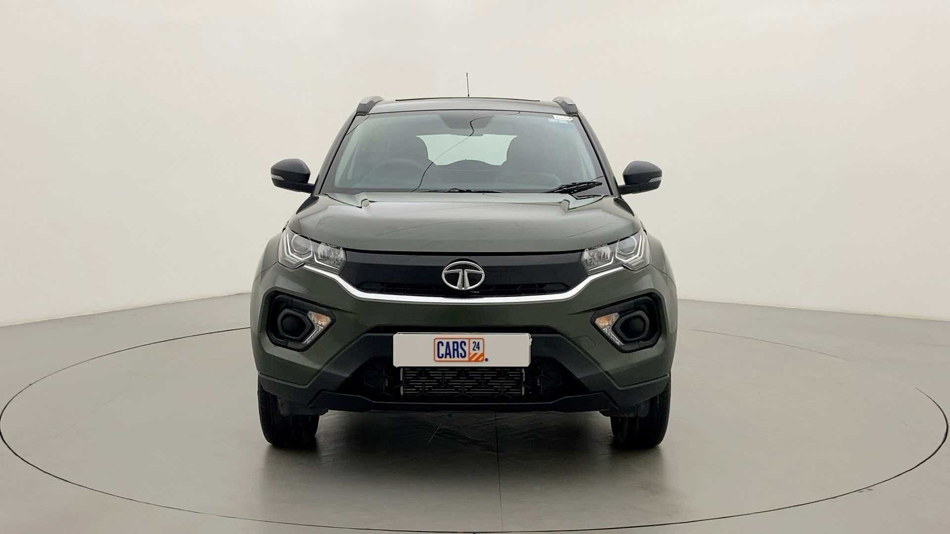Front view of a Tata Nexon 2017-2023