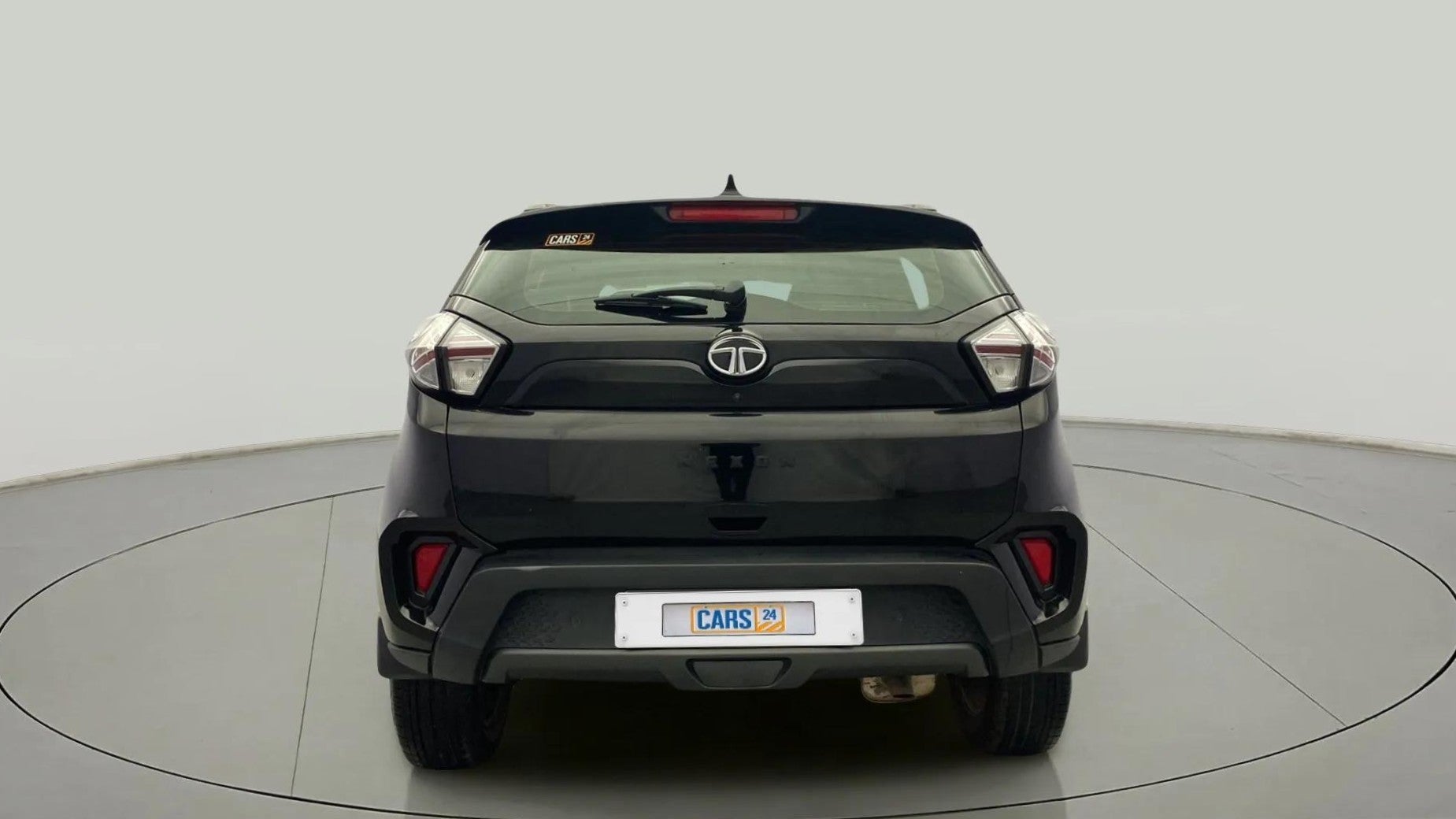 Rear view of a Tata Nexon 2017-2023