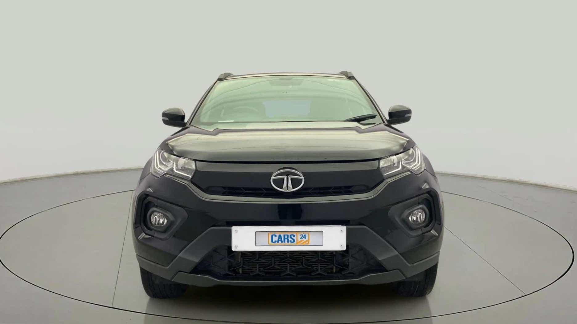 Front view of a Tata Nexon 2017-2023
