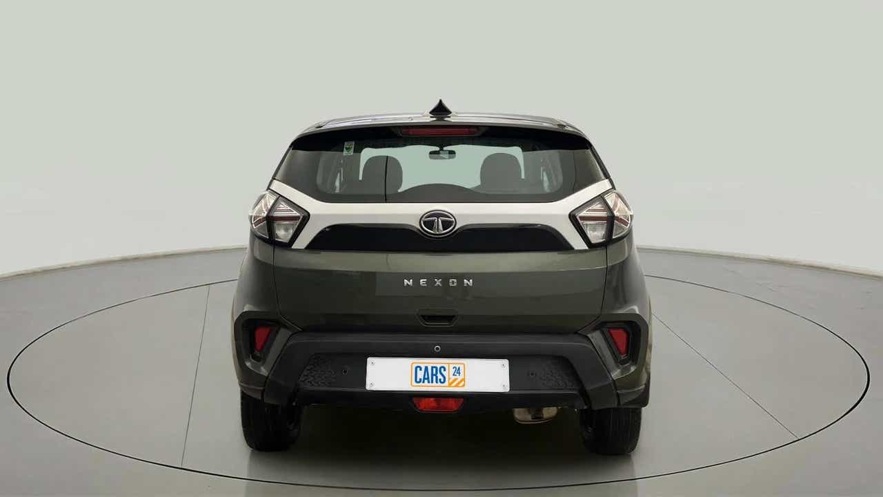 Rear view of a Tata Nexon 2017-2023