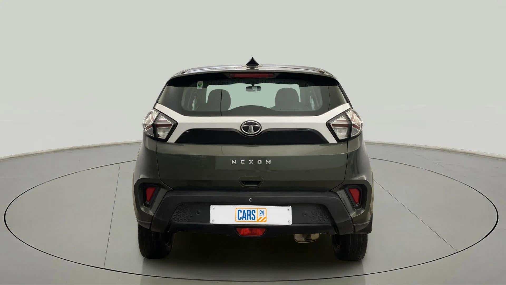 Rear view of a Tata Nexon 2017-2023