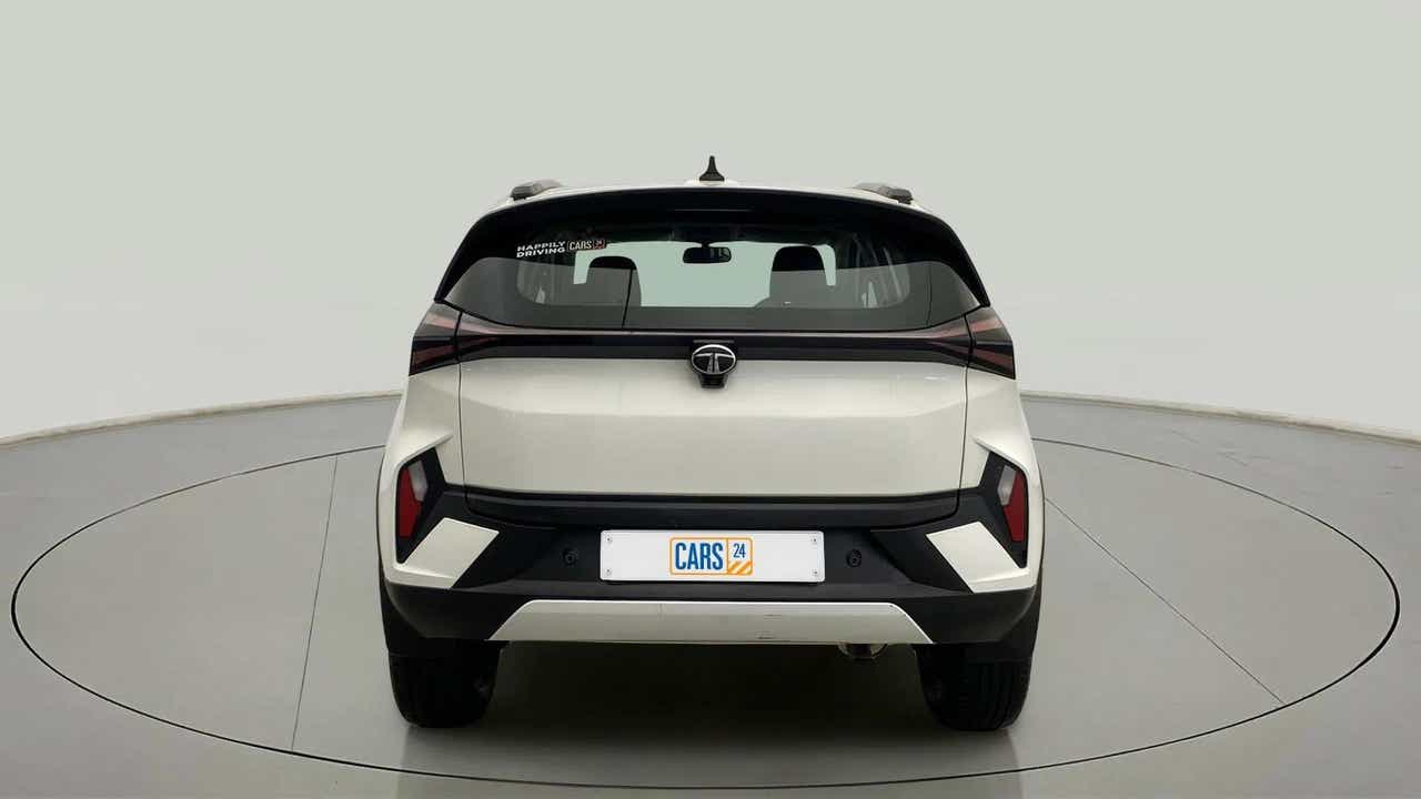 Rear view of a Tata Nexon
