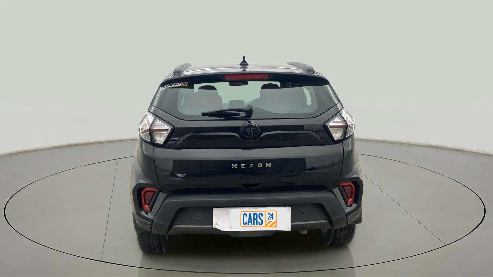 Rear view of a Tata Nexon 2017-2023