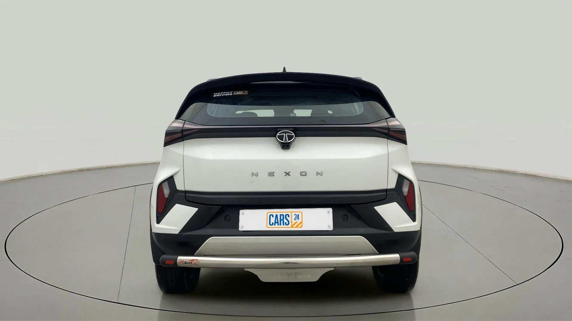 Rear view of a Tata Nexon 2017-2023