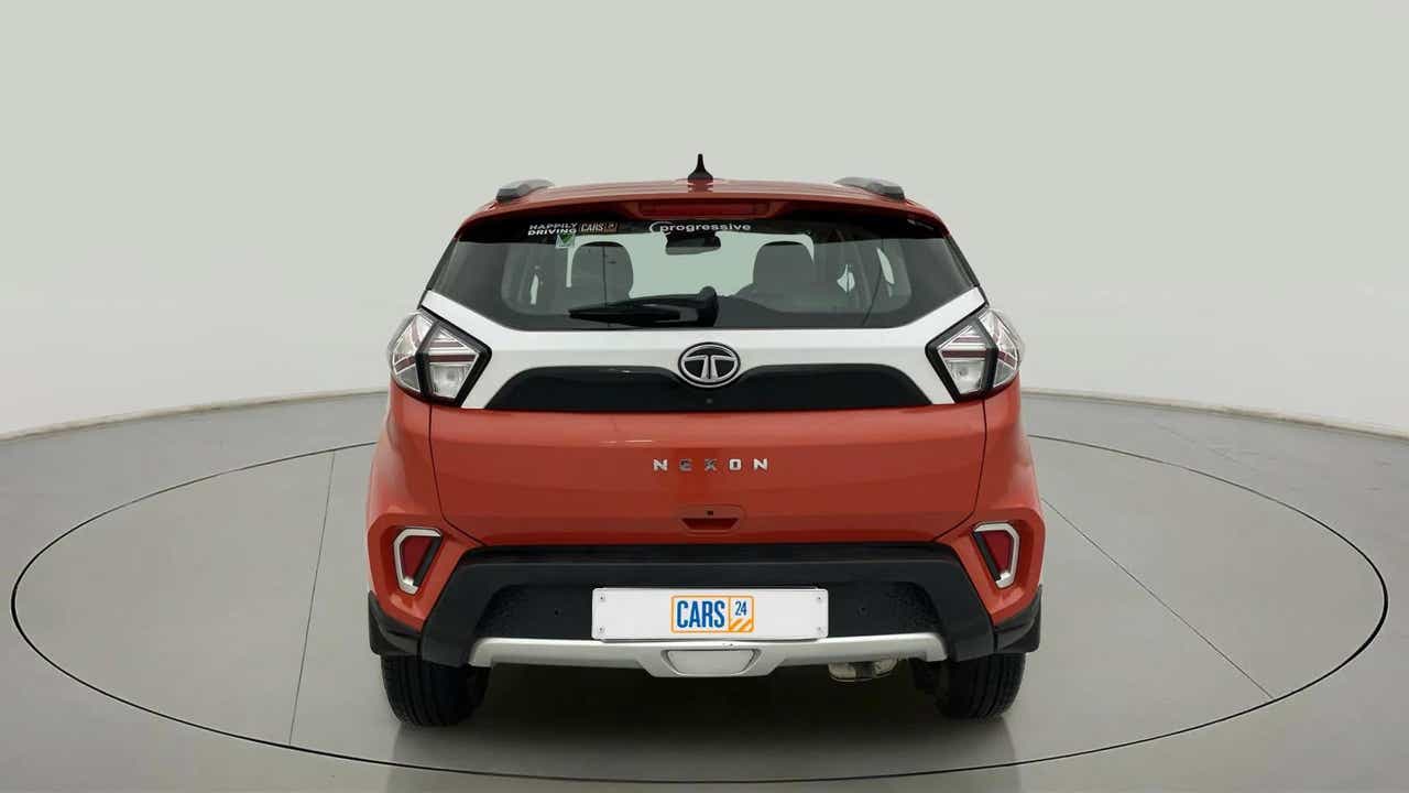 Rear view of a Tata Nexon 2017-2023