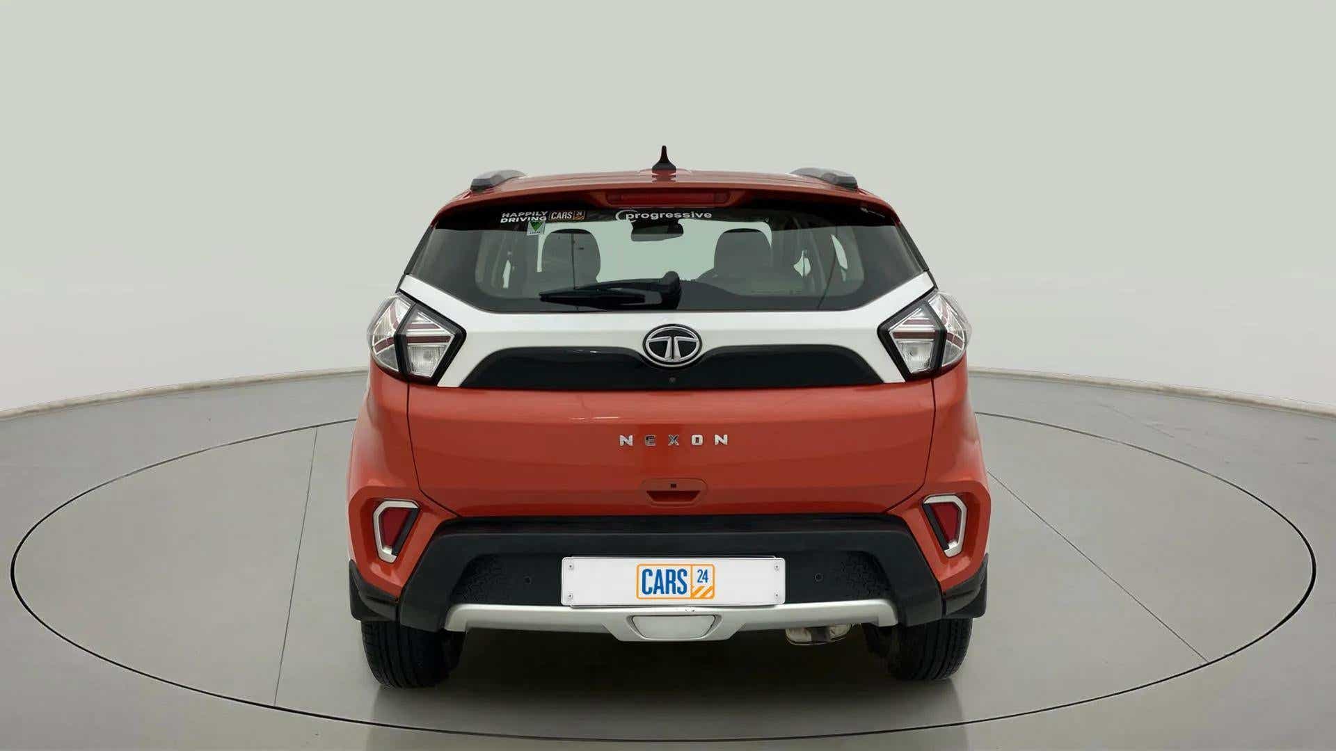 Rear view of a Tata Nexon 2017-2023