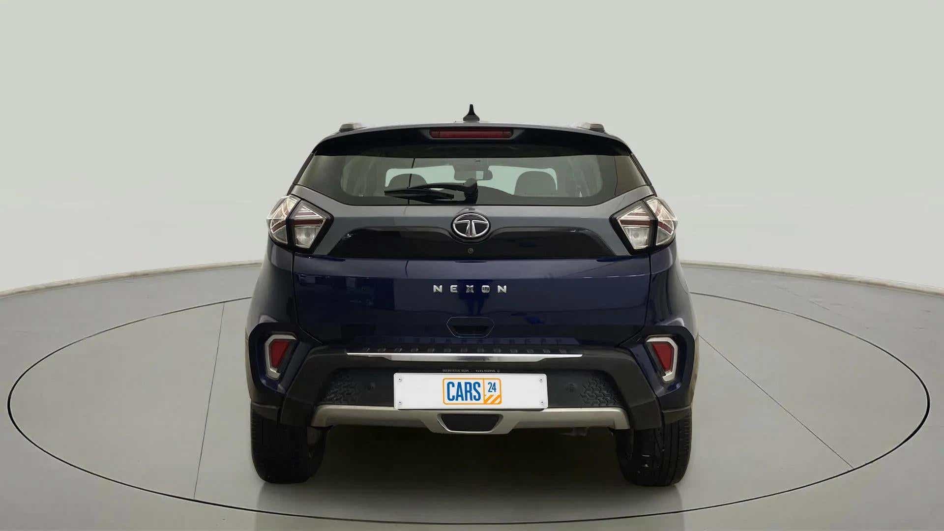 Rear view of a Tata Nexon 2017-2023