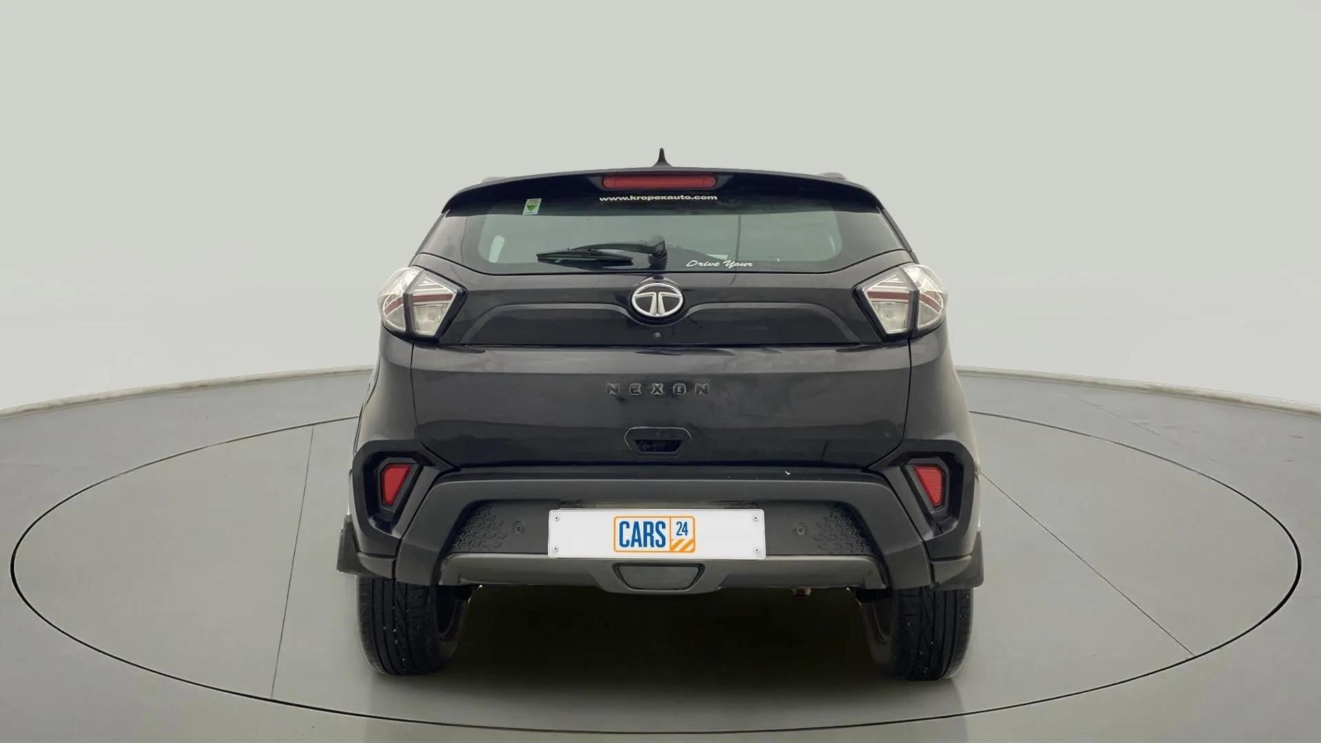 Rear view of a Tata Nexon 2017-2023