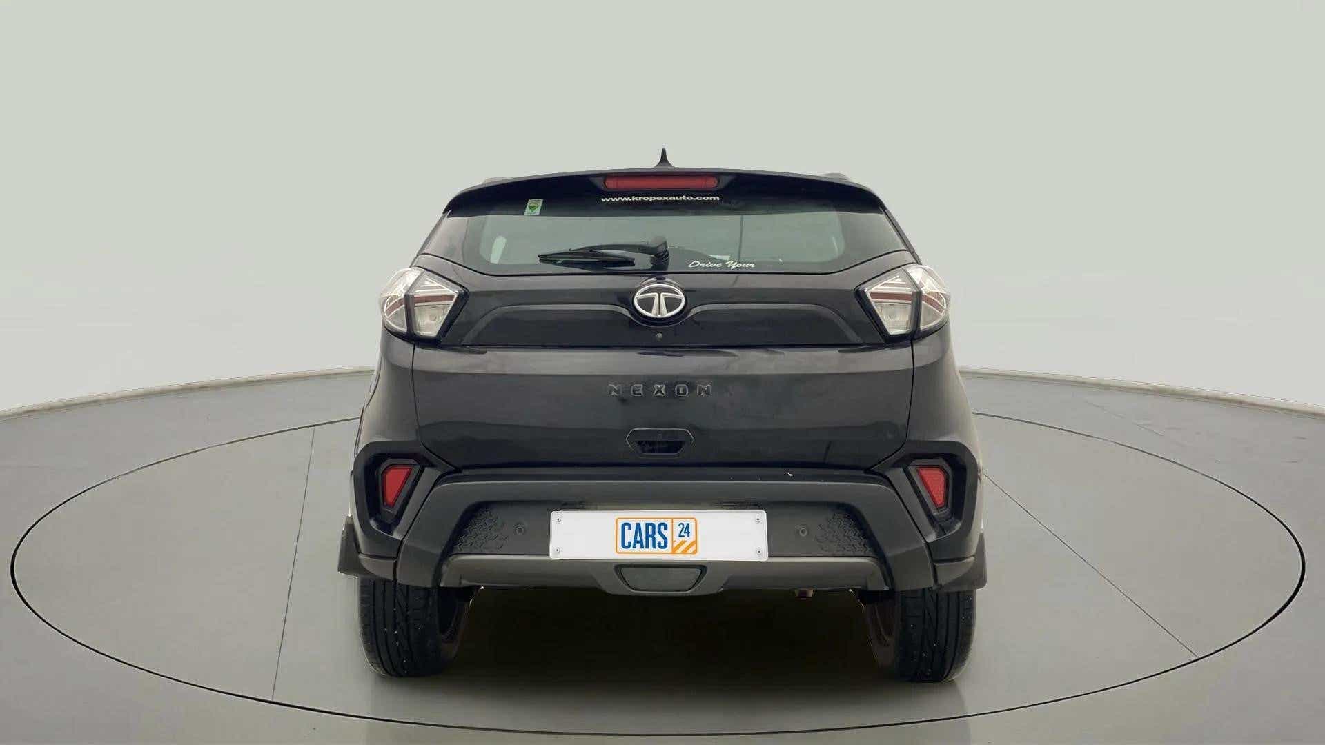 Rear view of a Tata Nexon 2017-2023