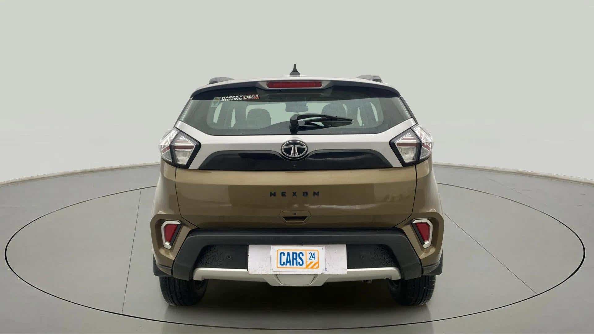 Rear view of a Tata Nexon 2017-2023