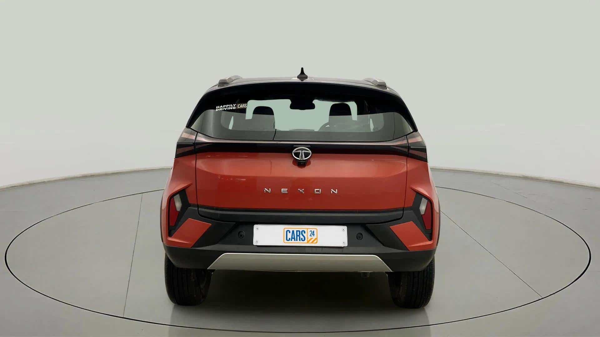 Rear view of a Tata Nexon 2017-2023
