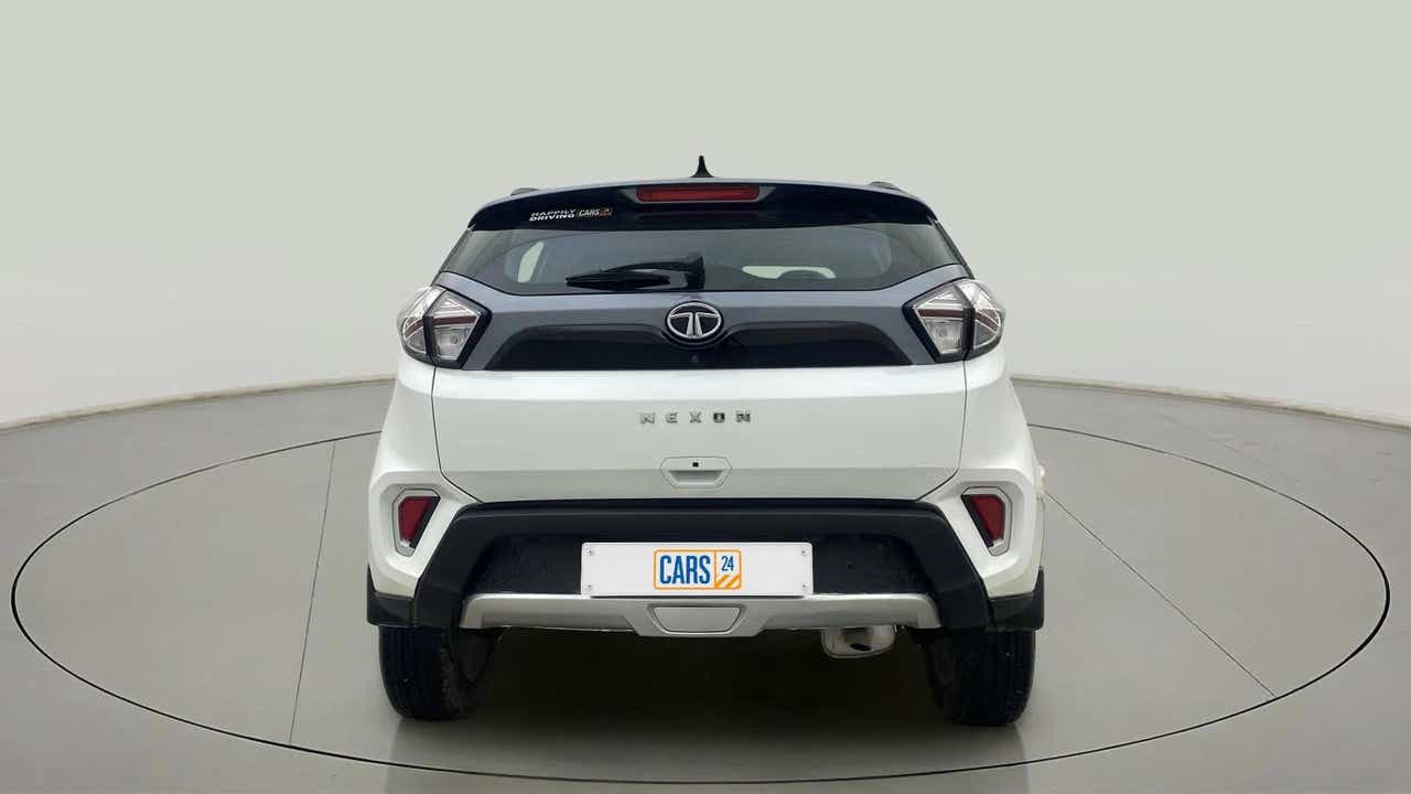 Rear view of a Tata Nexon 2017-2023
