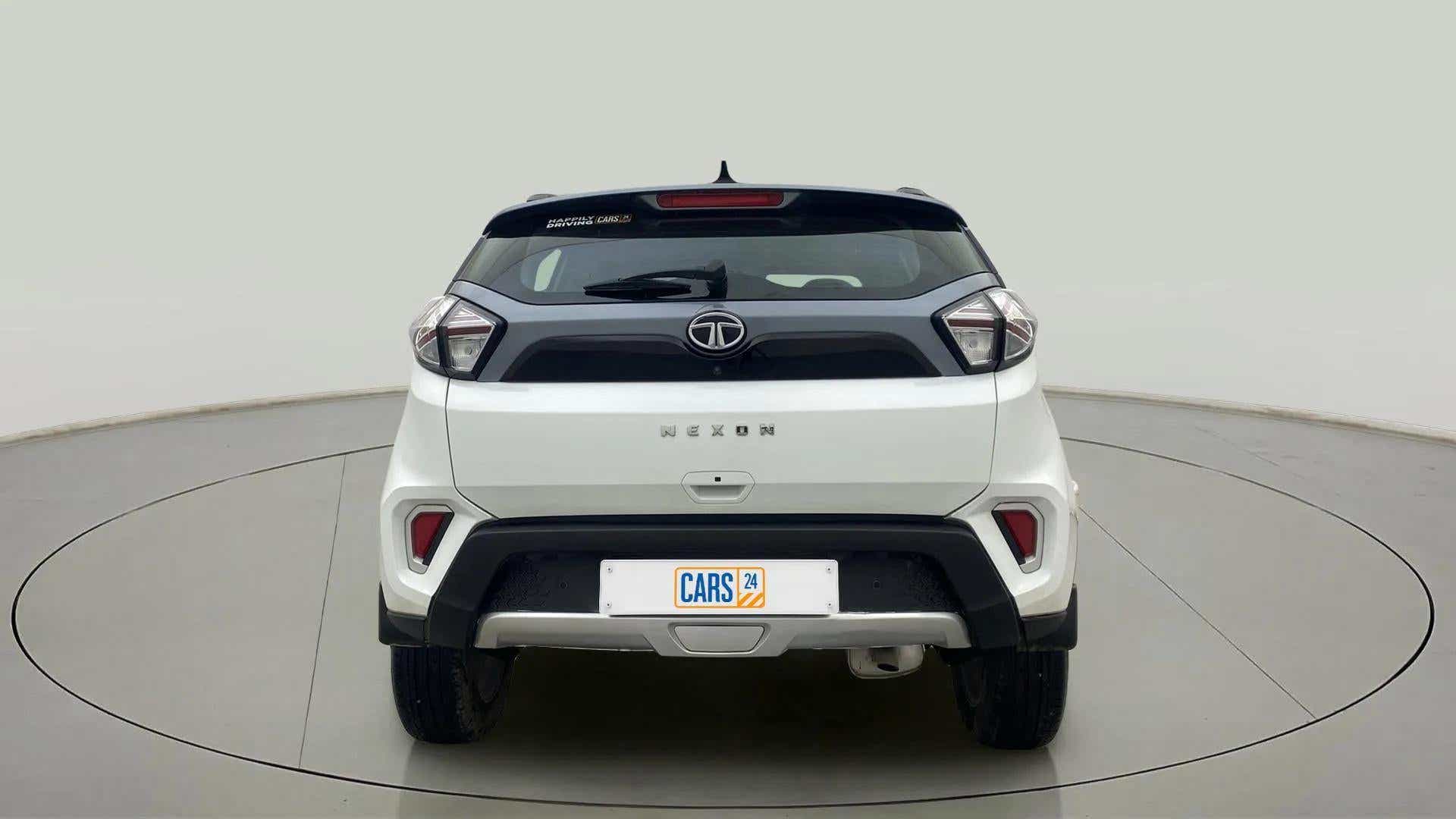 Rear view of a Tata Nexon 2017-2023