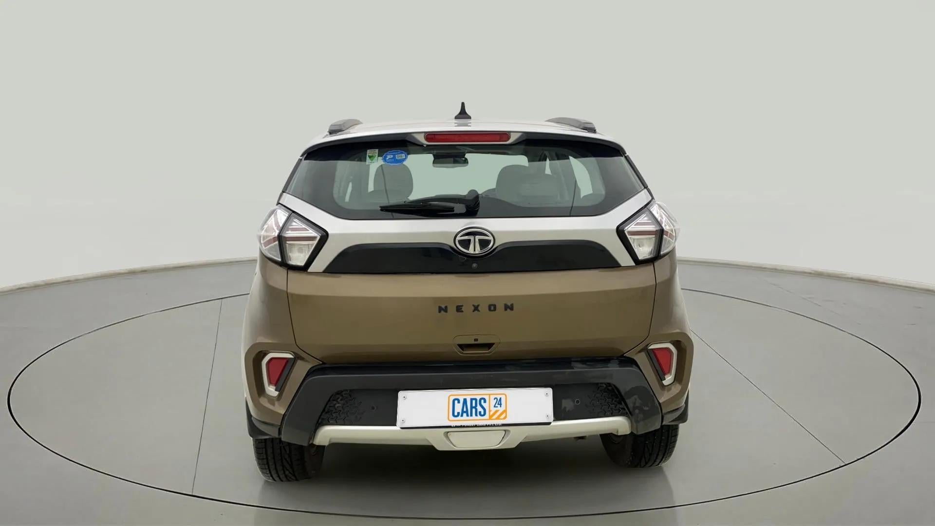 Rear view of a Tata Nexon 2017-2023