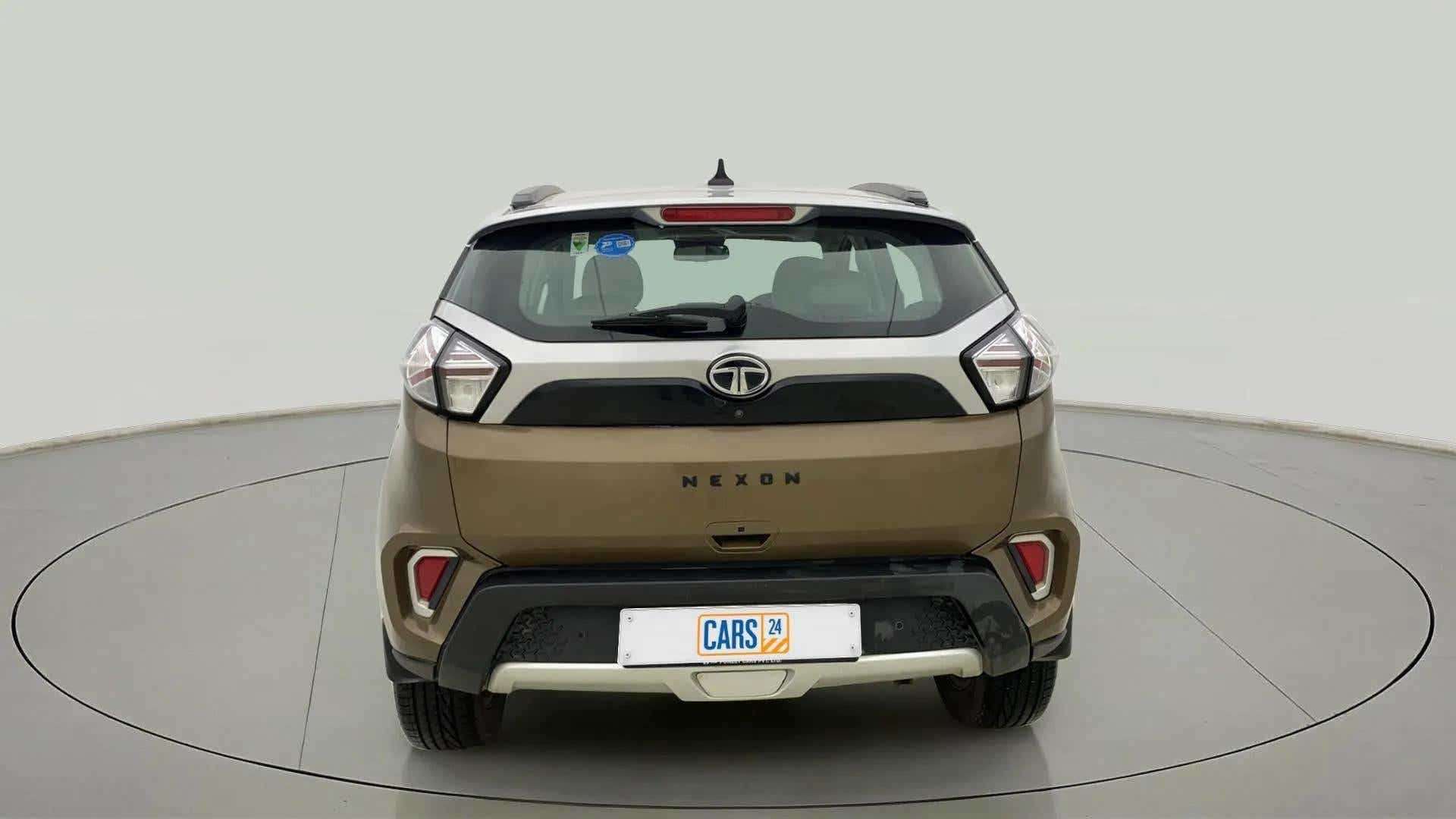Rear view of a Tata Nexon 2017-2023