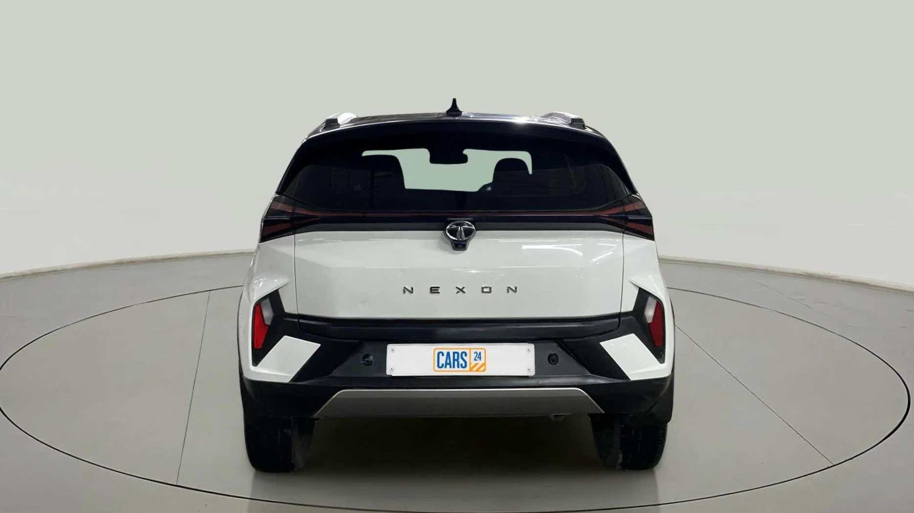 Rear view of a Tata Nexon 2017-2023