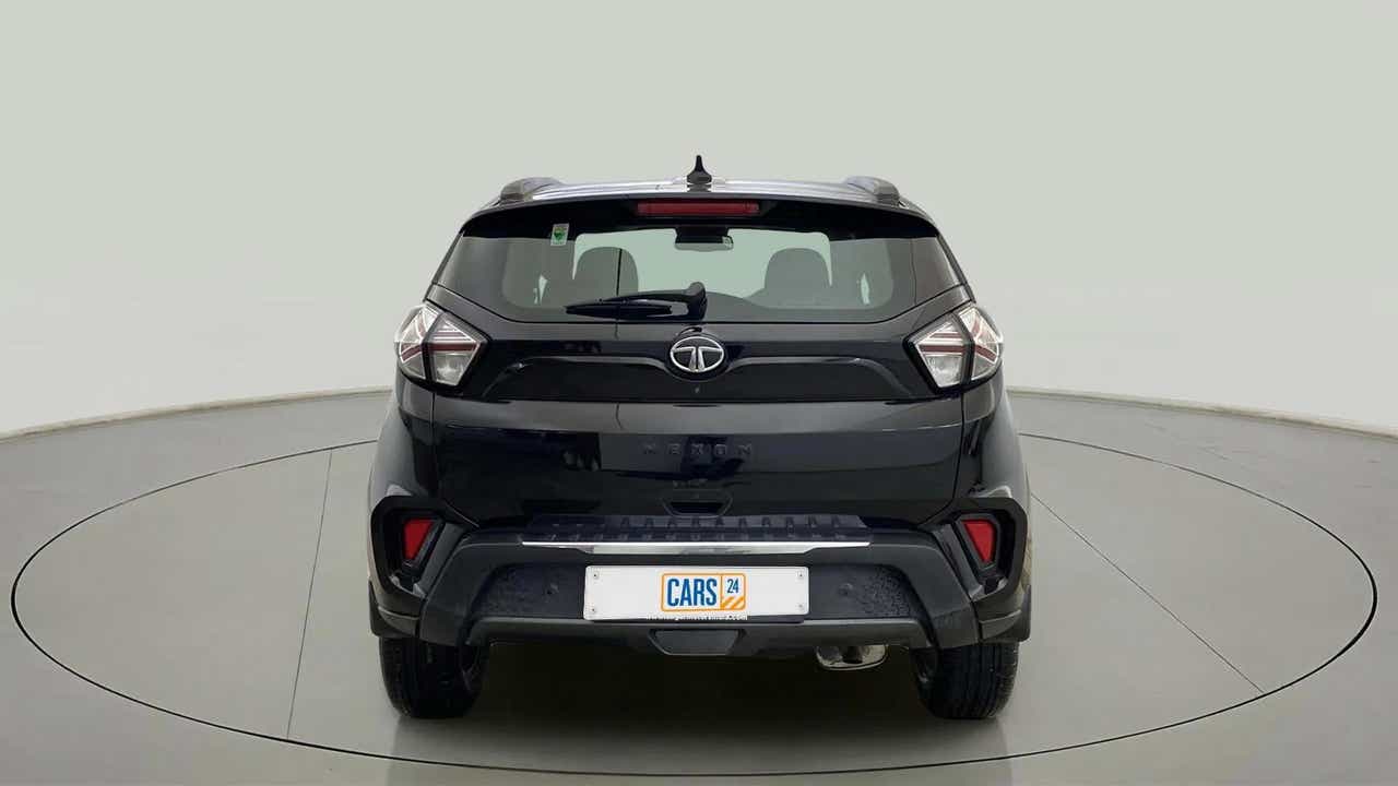 Rear view of a Tata Nexon 2017-2023