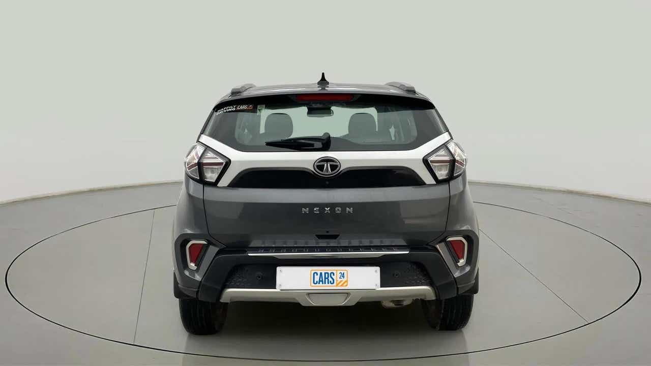 Rear view of a Tata Nexon 2017-2023
