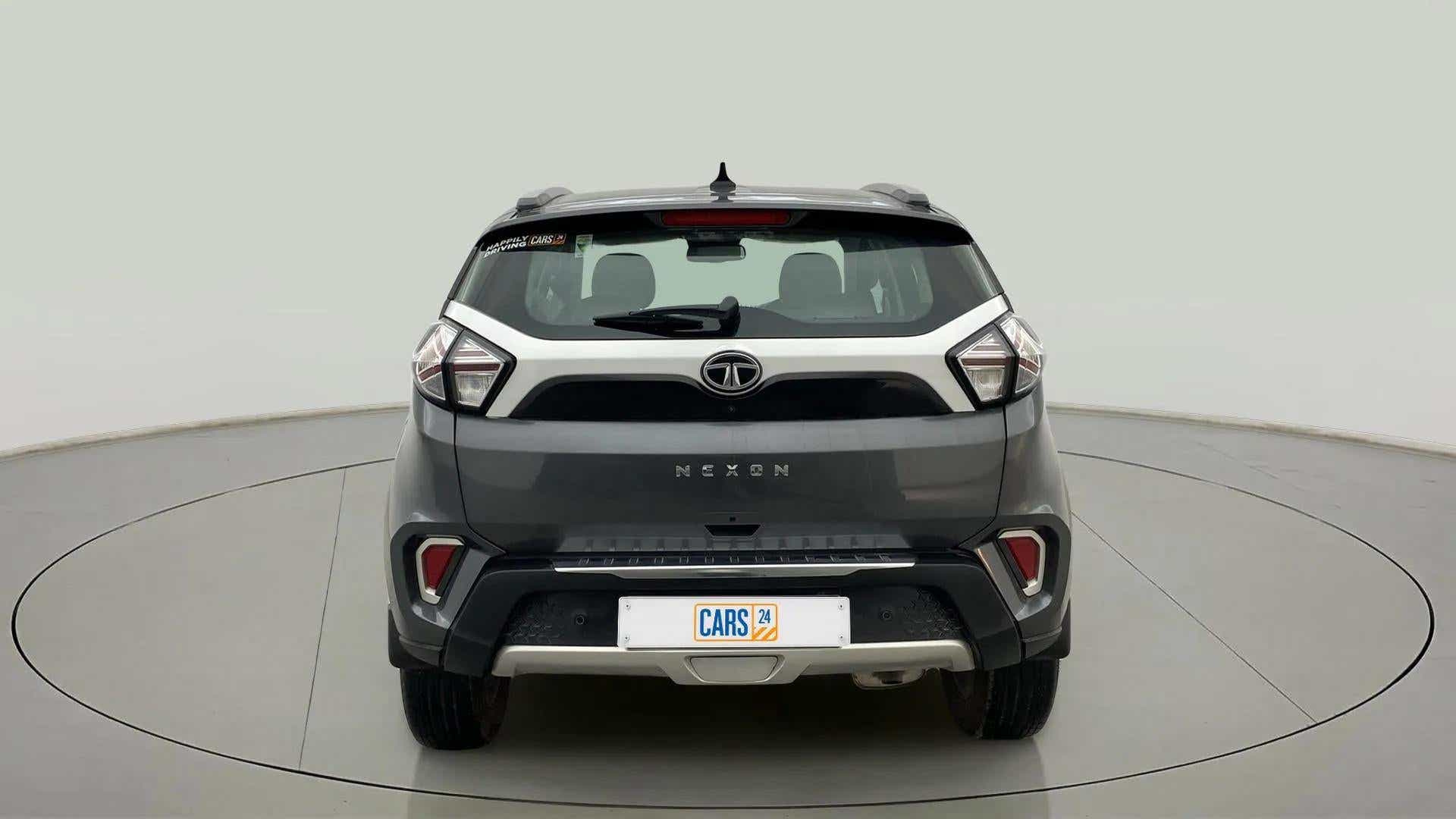 Rear view of a Tata Nexon 2017-2023