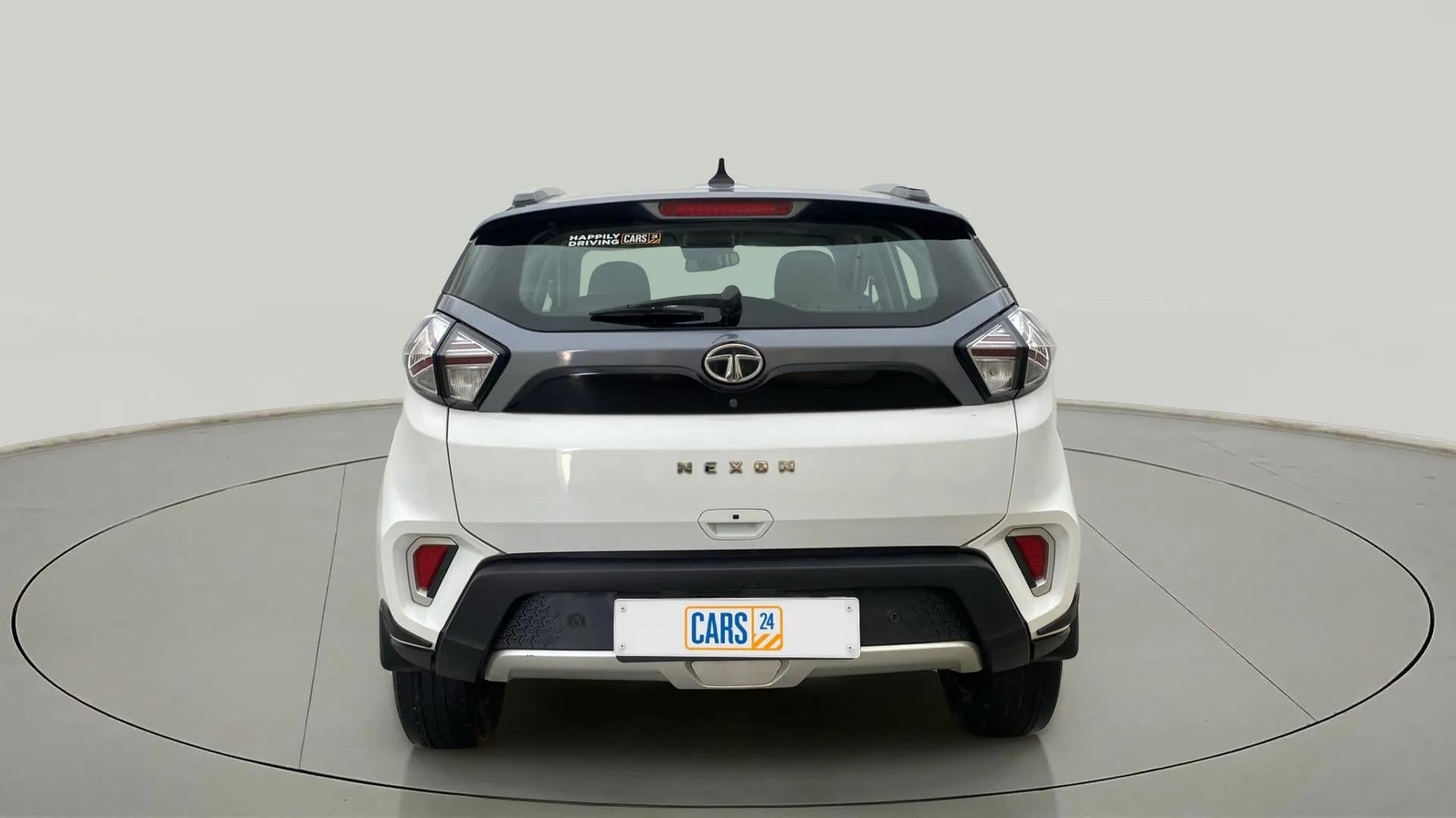 Rear view of a Tata Nexon 2017-2023