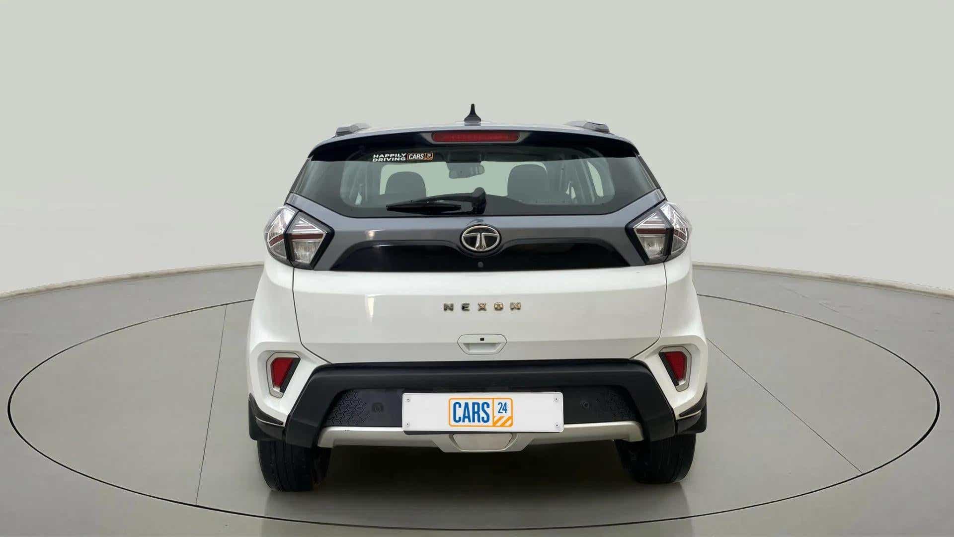 Rear view of a Tata Nexon 2017-2023