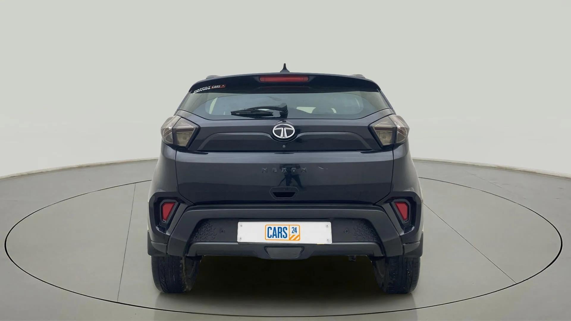 Rear view of a Tata Nexon 2017-2023