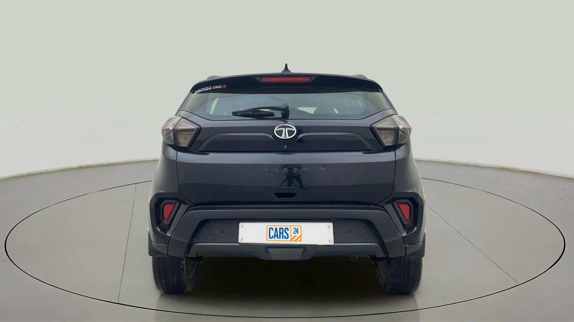 Rear view of a Tata Nexon 2017-2023