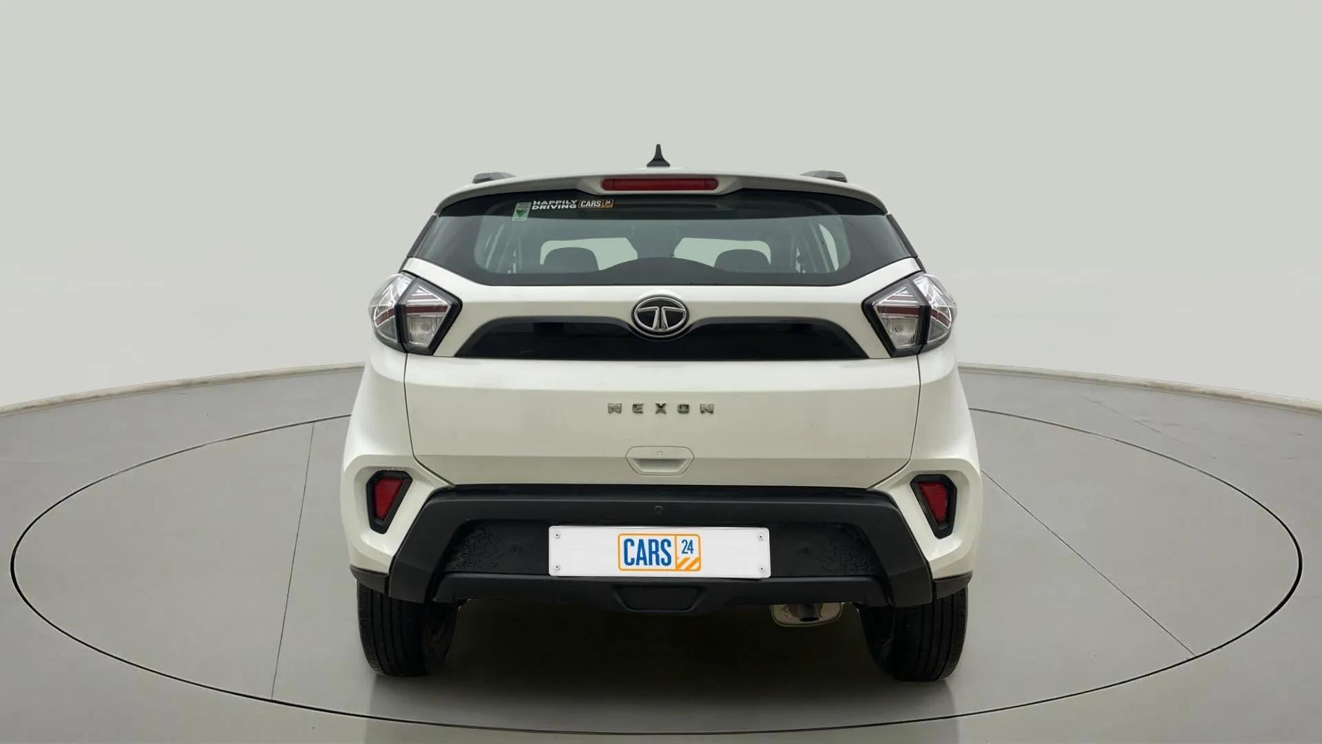 Rear view of a Tata Nexon 2017-2023