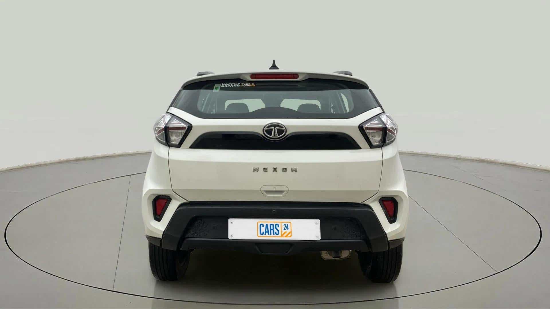 Rear view of a Tata Nexon 2017-2023